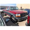 Image 2 : 1993 FORD F-250XL, RED, PICKUP, GAS, AUTOMATIC, VIN#2FTHF25H0PCA11076, 90,942KMS, RD,CC,AC,CR,