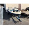 Image 2 : 12' POWER BOAT WITH TRAILER NO REGISTRATION