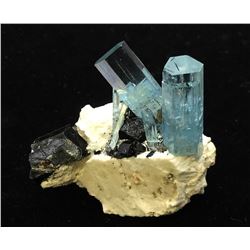 Beryl v. Aquamarine and Schorl from Namibia