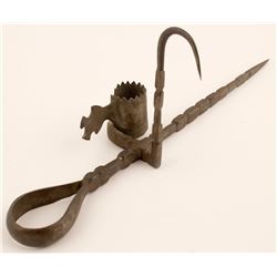 Fancy Custom Miner's Candlestick