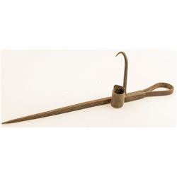 Large, Sturdy Miners' Candlestick