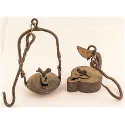 2 Early Mining Lamps
