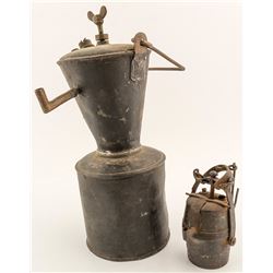 2 Unusual Carbide Lamps