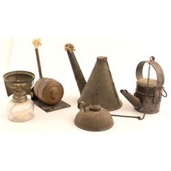 5 Different Oil Wick Lamps