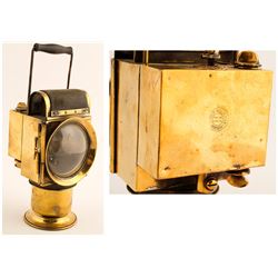 Czech Brass Carbide Lamp