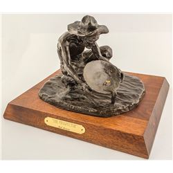 Bob Scriver Prospector Bronze Sculpture