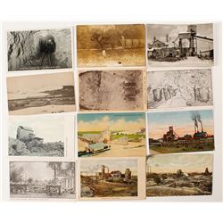 Kansas Mining Postcard Set with RPC's