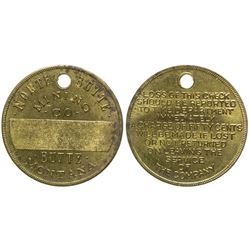 North Butte Mining Co. Employee Metal Tag