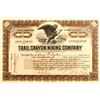 Image 1 : Trail Canyon Mining Co. Stock, Death Valley- Tasker Oddie Sig. 1907
