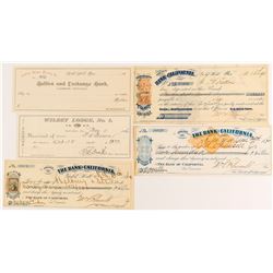 Gold Hill, Nevada Check Collection