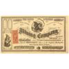 Image 1 : South Overman Mining Company Stock Certificate-Territorial (Gold Hill, Nevada)
