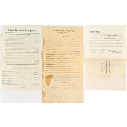 Sutro Tunnel Ephemera