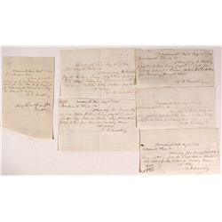 Woodworth Handwritten 'Pay to Order of' Notes