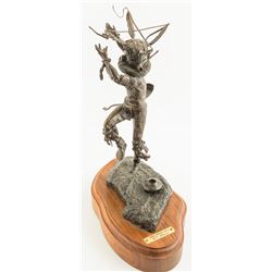 Corn Dancer, Wm. Klesert Bronze Sculpture