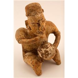 Pre-Columbian Male Stirring Pot