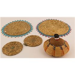 Pine Needle Pin Cushion and Hot Pads