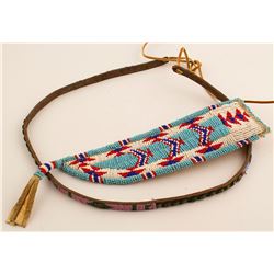 Beaded Knife Sheath w/ Belt