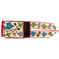 Ojibwe Beaded Bandolier Bag