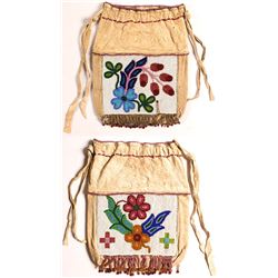 Ojibwe Women's Beaded Hide Bag