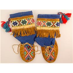 Modern Beading, Mukluk Style Moccasins