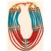 Image 1 : Vintage Turquoise and Coral Beaded Necklace