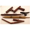 Image 1 : Catlinite Pipestone Pipes & Pipe Stem