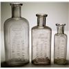 Image 1 : 3 Carson City NV Drug Store Bottles