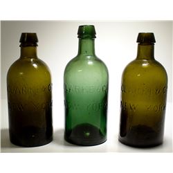 3 Clarke & Co. Water Bottles