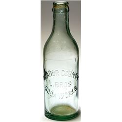 L. Bros Soda Bottle