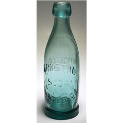 Crystal Water Co. Soda Bottle