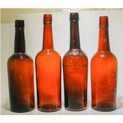 4 Different J. H. Cutter Whiskeys