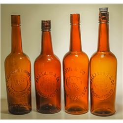 4 California Amber Whiskeys