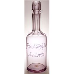Jas. E Pepper Whiskey Back Bar Bottle