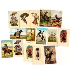 Cowgirl Postcard Group