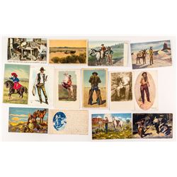 Men of the Wild West Postcard Group