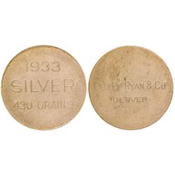 Pedley-Ryan So-Called Dollar (HK 825)