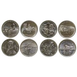 Four Silver Medallions from Heraldic Art