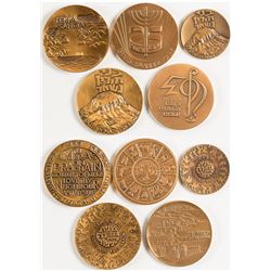 Five Copper Israeli Medals