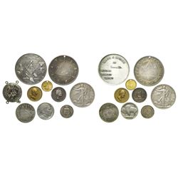 Diverse lot of coins and medals