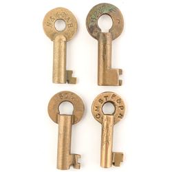 Four Railroad Keys