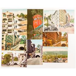 Los Angeles Inclined Railroad Postcards