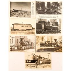 Seven V&T Real Photo Postcards