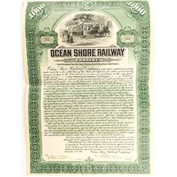 Ocean Shore Railway Company Bond (1905)