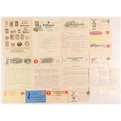 Illustrated Candy & Food Covers & Letterheads