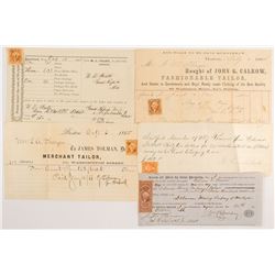 Official Stamped Documents: Early 1860's