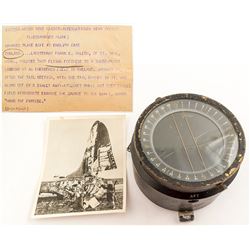 WWII B17/B24 Compass and B17 photo