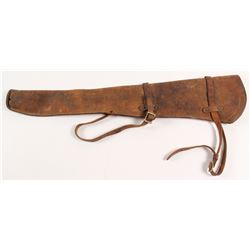 Antique Leather Rifle Scabbard
