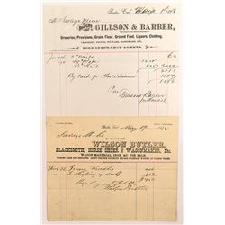 Two Nice Bodie Billheads