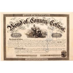 1864 Bond of Colusa County