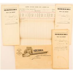 Sierra Nevada Wood & Lumber Daily Logs